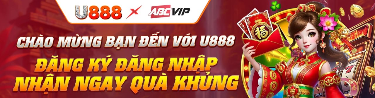 banner u888 chào mừng